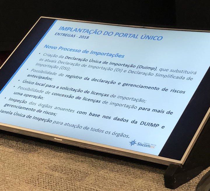 Portal único no comércio internacional
